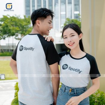 Áo phông đồng phục cổ tròn Sportify
