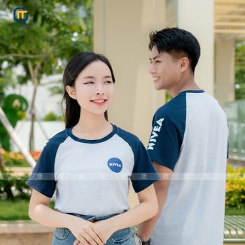 Áo phông đồng phục cổ tròn Nivea