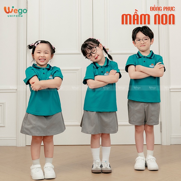 Áo thun phông đồng phục mầm non màu lý